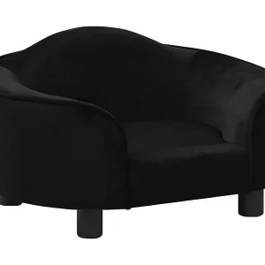 Angelika Hondenbank 67x47x36 cm pluche zwart Angelika Hondenbank 67x47x36 cm pluche zwart