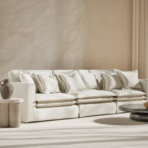 Bank van geweven stof Amalfi – 6 plaatsen – creme Bank van geweven stof Amalfi – 6 plaatsen – creme