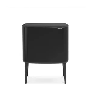 Afvalbak Tri Selectief Bo Touch Bin Zwart Mat 34L – Brabantia 316203