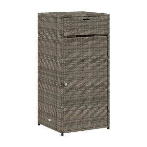Annemarie Tuinkast 55x55x111 cm poly rattan grijs Annemarie Tuinkast 55x55x111 cm poly rattan grijs