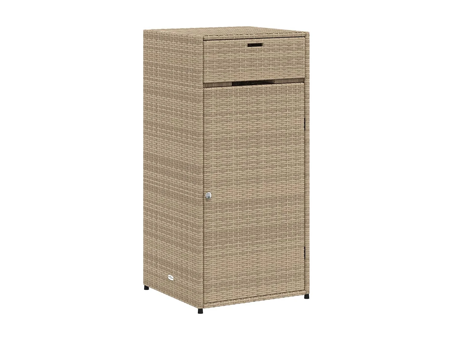Annemarie Tuinkast 55x55x111 cm poly rattan beige