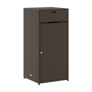 Annemarie Tuinkast 55x55x111 cm poly rattan bruin Annemarie Tuinkast 55x55x111 cm poly rattan bruin