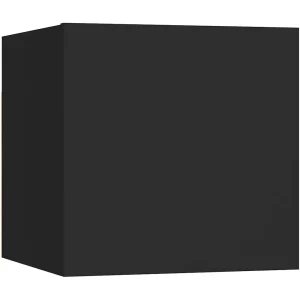 Ahakista Tv-wandmeubel 30,5x30x30 cm zwart Ahakista Tv-wandmeubel 30,5x30x30 cm zwart
