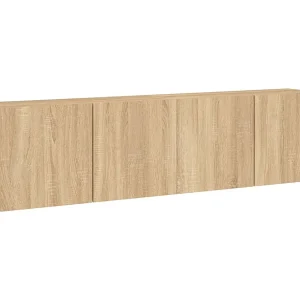 American Canyon  Tv-meubels 2 st wandgemonteerd 80x30x41 cm sonoma eikenkleurig