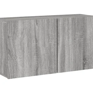American Canyon  Tv-meubel wandgemonteerd 80x30x41 cm grijs sonoma eikenkleurig