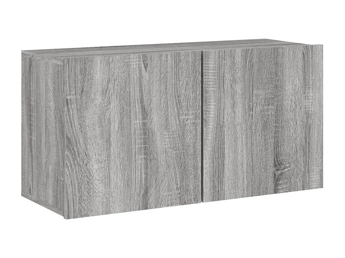 American Canyon Tv-meubel wandgemonteerd 80x30x41 cm grijs sonoma eikenkleurig