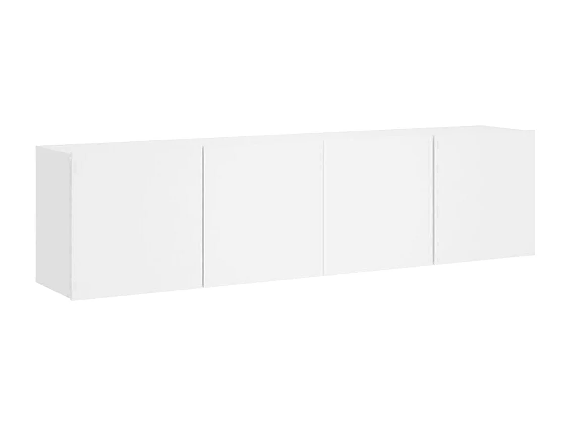 American Canyon Tv-meubels 2 st wandgemonteerd 80x30x41 cm wit