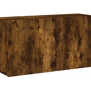 American Canyon  Tv-meubel wandgemonteerd 80x30x41 cm gerookt eikenkleurig