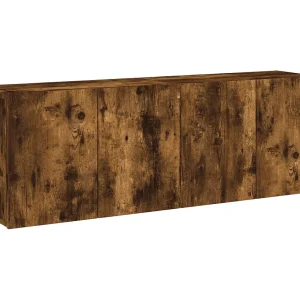 American Canyon  Tv-meubels 2 st wandgemonteerd 60x30x41 cm gerookt eikenkleurig