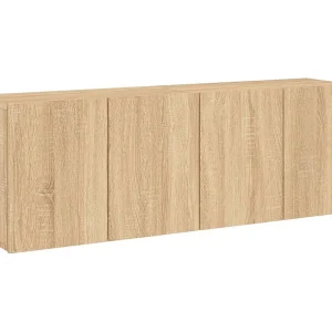 American Canyon  Tv-meubels 2 st wandgemonteerd 60x30x41 cm sonoma eikenkleurig