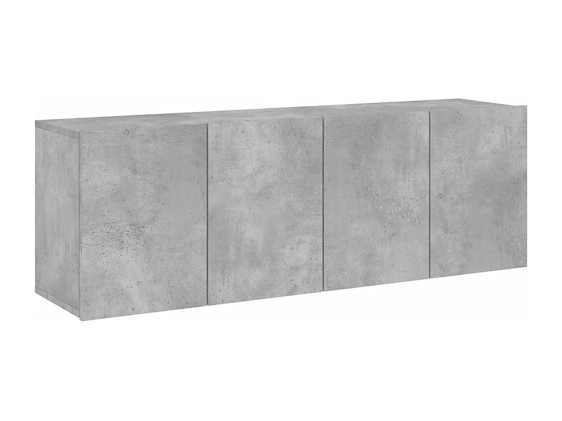 American Canyon Tv-meubels 2 st wandgemonteerd 60x30x41 cm betongrijs