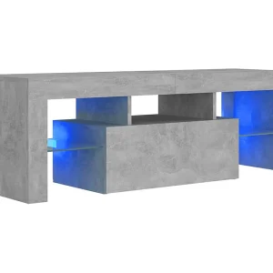 Aiden Tv-meubel met LED-verlichting 120x35x40 cm betongrijs Aiden Tv-meubel met LED-verlichting 120x35x40 cm betongrijs