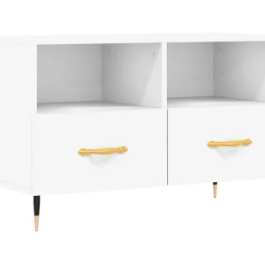 Arroyo Grande Tv-meubel 80x36x50 cm bewerkt hout wit Arroyo Grande Tv-meubel 80x36x50 cm bewerkt hout wit