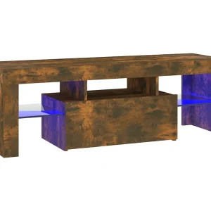 Aiden Tv-meubel met LED-verlichting 120x35x40 cm gerookt eikenkleurig Aiden Tv-meubel met LED-verlichting 120x35x40 cm gerookt eikenkleurig