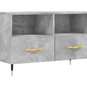 Arroyo Grande  Tv-meubel 80x36x50 cm bewerkt hout betongrijs