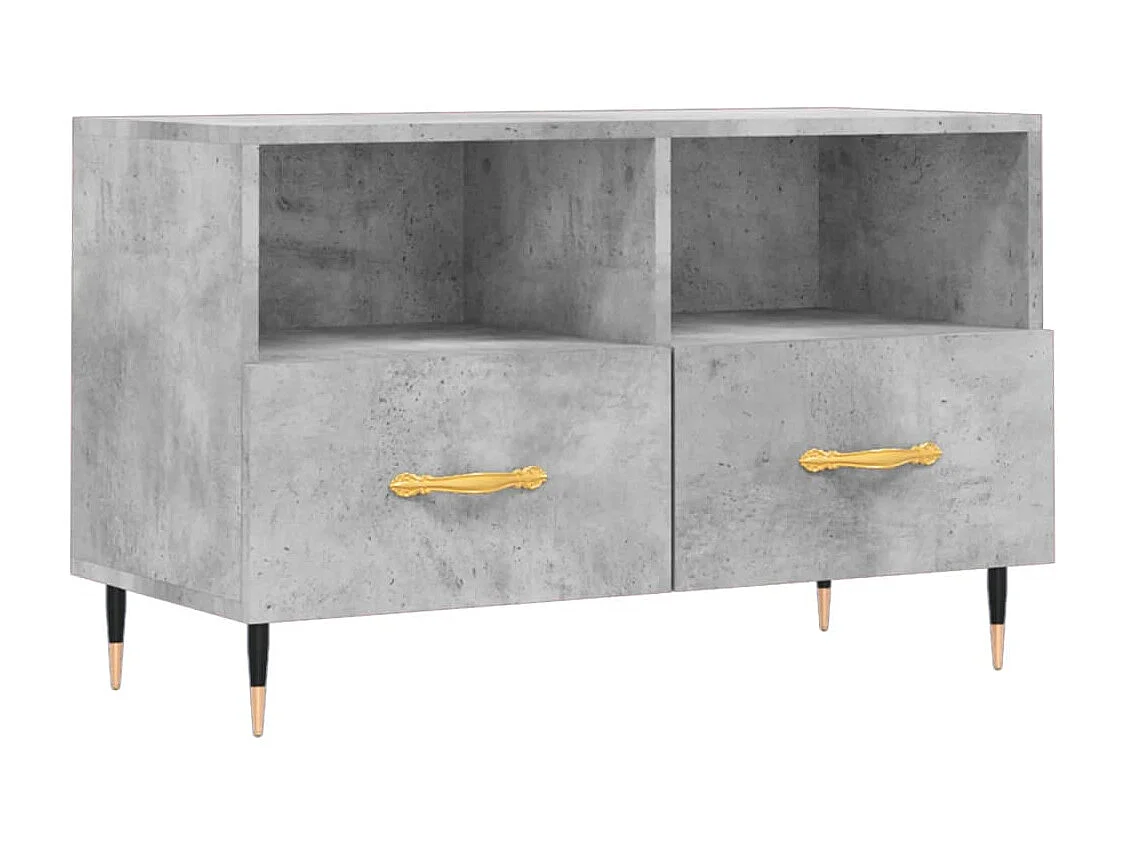 Arroyo Grande Tv-meubel 80x36x50 cm bewerkt hout betongrijs