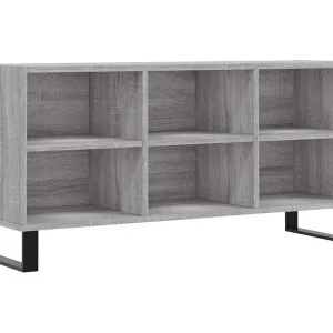 Adolfo Tv-meubel 103,5x30x50 cm bewerkt hout grijs sonoma eikenkleurig Adolfo Tv-meubel 103,5x30x50 cm bewerkt hout grijs sonoma eikenkleurig