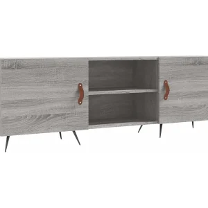 Arlo Tv-meubel 150x30x50 cm bewerkt hout grijs sonoma eikenkleurig Arlo Tv-meubel 150x30x50 cm bewerkt hout grijs sonoma eikenkleurig