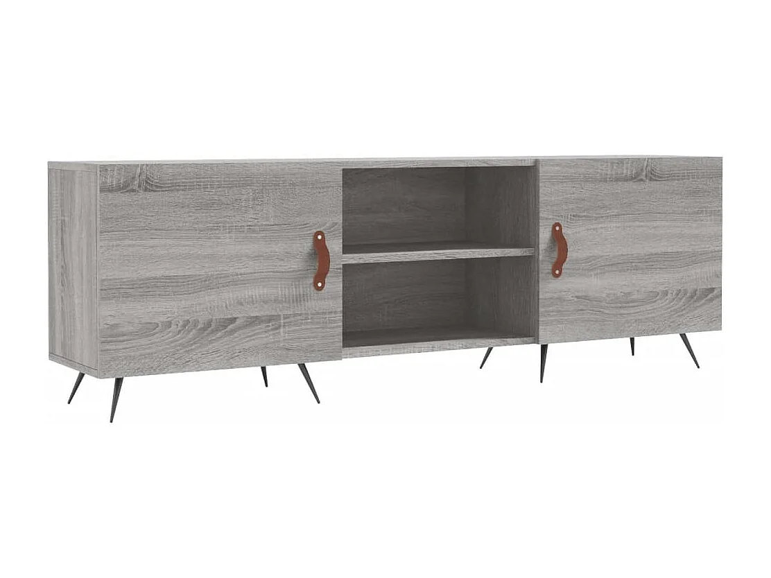 Arlo Tv-meubel 150x30x50 cm bewerkt hout grijs sonoma eikenkleurig