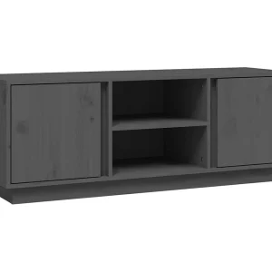 Arwen Tv-meubel 110x35x40,5 cm massief grenenhout grijs Arwen Tv-meubel 110x35x40,5 cm massief grenenhout grijs