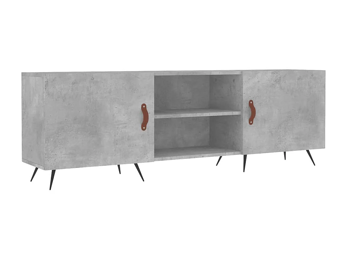 Arlo Tv-meubel 150x30x50 cm bewerkt hout betongrijs