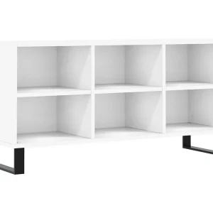 Adolfo Tv-meubel 103,5x30x50 cm bewerkt hout wit Adolfo Tv-meubel 103,5x30x50 cm bewerkt hout wit