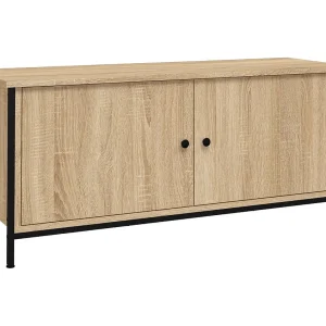 Ballyknockan  Tv-meubel 102x35x45 cm bewerkt hout sonoma eikenkleurig