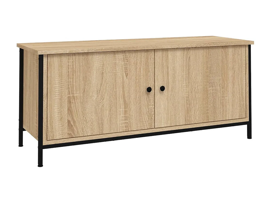Ballyknockan Tv-meubel 102x35x45 cm bewerkt hout sonoma eikenkleurig