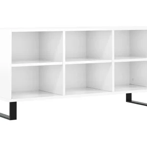 Adolfo Tv-meubel 103,5x30x50 cm bewerkt hout hoogglans wit Adolfo Tv-meubel 103,5x30x50 cm bewerkt hout hoogglans wit