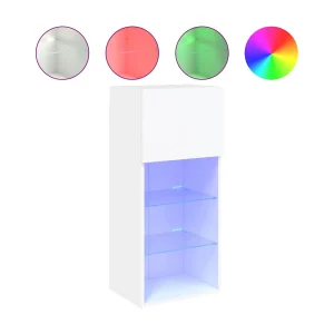 Almar Tv-meubel met LED-verlichting 40,5x30x90 cm wit Almar Tv-meubel met LED-verlichting 40,5x30x90 cm wit