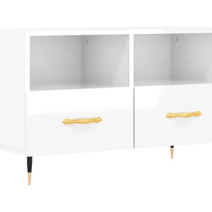 Arroyo Grande Tv-meubel 80x36x50 cm bewerkt hout hoogglans wit Arroyo Grande Tv-meubel 80x36x50 cm bewerkt hout hoogglans wit
