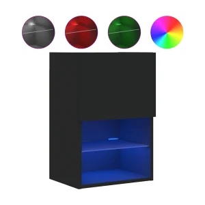 Almar Tv-meubel met LED-verlichting 40,5x30x60 cm zwart Almar Tv-meubel met LED-verlichting 40,5x30x60 cm zwart