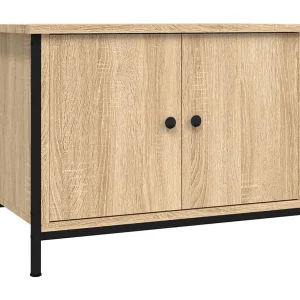 Ballyknockan  Tv-meubel met deuren Sonoma eiken 60x35x45 cm bewerkt hout