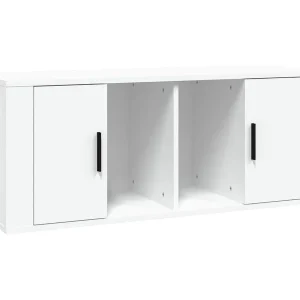 Alfinn Tv-meubel 100x35x40 cm bewerkt hout wit Alfinn Tv-meubel 100x35x40 cm bewerkt hout wit