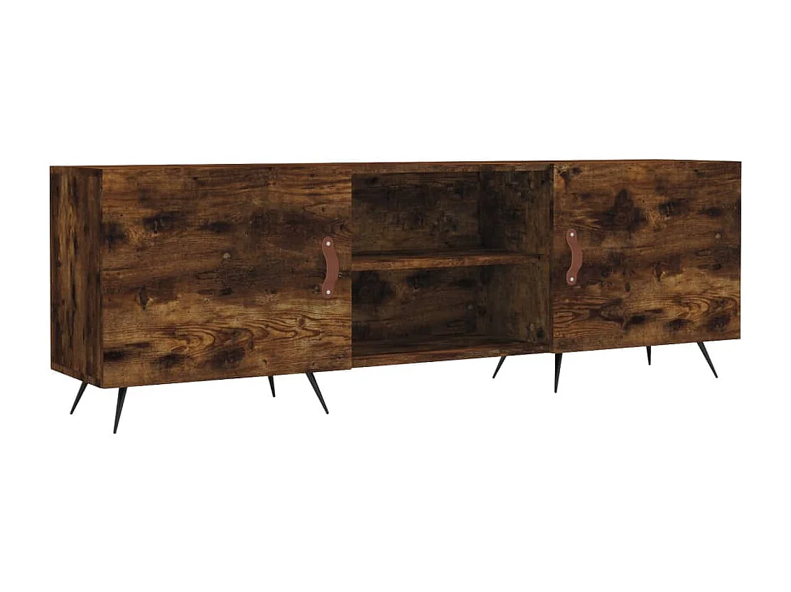 Arlo Tv-meubel 150x30x50 cm bewerkt hout gerookt eikenkleurig