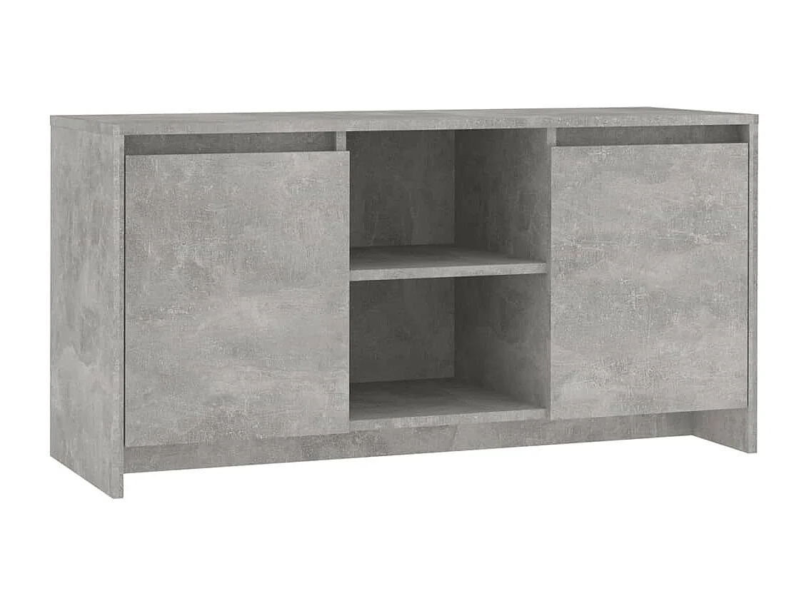 Atkinson Tv-meubel 102x37,5x52,5 cm bewerkt hout betongrijs