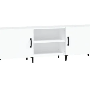 Aglish Tv-meubel 150x30x50 cm bewerkt hout wit Aglish Tv-meubel 150x30x50 cm bewerkt hout wit
