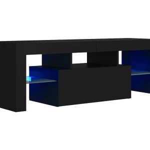 Aiden Tv-meubel met LED-verlichting 120x35x40 cm zwart Aiden Tv-meubel met LED-verlichting 120x35x40 cm zwart
