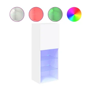 Almar Tv-meubel met LED-verlichting 40,5x30x102 cm wit Almar Tv-meubel met LED-verlichting 40,5x30x102 cm wit