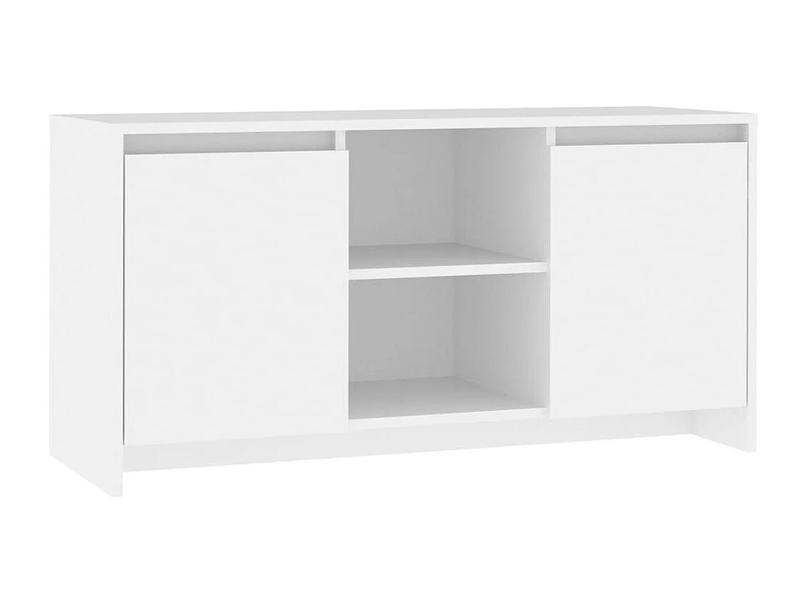 Atkinson Tv-meubel 102x37,5x52,5 cm bewerkt hout wit
