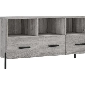 Abbeyfeale Tv-meubel 102x36x50 cm bewerkt hout grijs sonoma eikenkleurig Abbeyfeale Tv-meubel 102x36x50 cm bewerkt hout grijs sonoma eikenkleurig