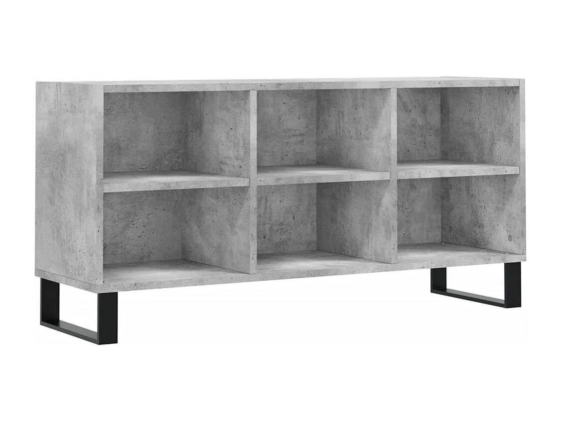 Adolfo Tv-meubel 103,5x30x50 cm bewerkt hout betongrijs
