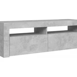 Afet Tv-meubel met LED-verlichting 120x35x40 cm betongrijs Afet Tv-meubel met LED-verlichting 120x35x40 cm betongrijs