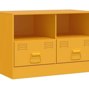 Amelie  Tv-meubel 67x39x44 cm staal mosterdgeel