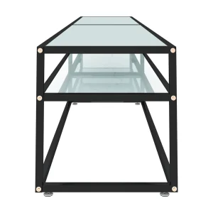 Ballypatrick Tv-meubel 220x40x40,5 cm gehard glas witmarmerkleurig Ballypatrick Tv-meubel 220x40x40,5 cm gehard glas witmarmerkleurig