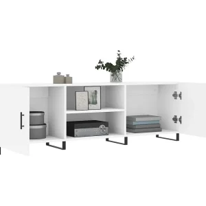 Astrid Helene Tv-meubel 150x30x50 cm bewerkt hout wit Astrid Helene Tv-meubel 150x30x50 cm bewerkt hout wit