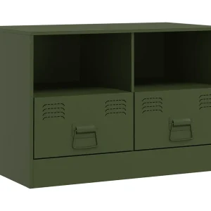 Amelie  Tv-meubel 67x39x44 cm staal olijfgroen