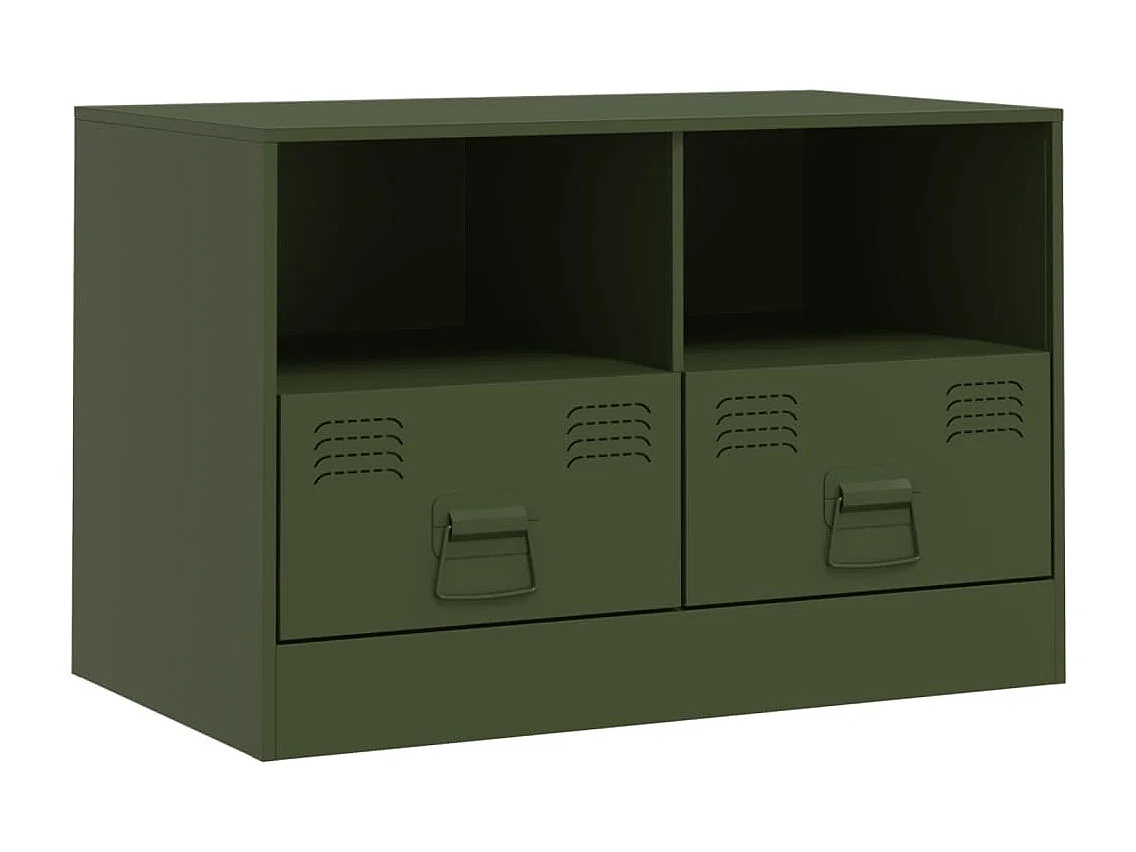 Amelie Tv-meubel 67x39x44 cm staal olijfgroen
