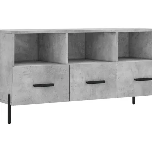 Abbeyfeale Tv-meubel 102x36x50 cm bewerkt hout betongrijs Abbeyfeale Tv-meubel 102x36x50 cm bewerkt hout betongrijs