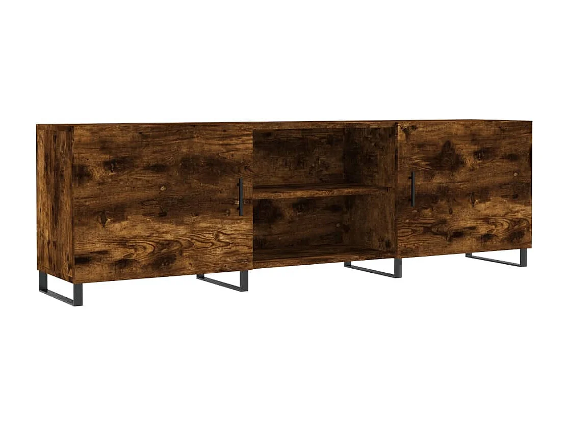 Astrid Helene Tv-meubel 150x30x50 cm bewerkt hout gerookt eikenkleurig